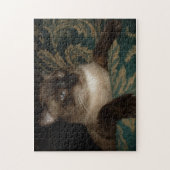 Porträt einer Siamkatze Puzzle (Vertikal)