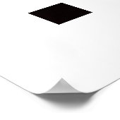 Porträt einer Waldnymphe  Poster (Ecke)
