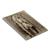 Porträt eines amerikanischen Ureinwohners von Notizblock (Rechte Seite)