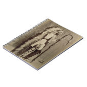 Porträt eines amerikanischen Ureinwohners von Notizblock (Linke Seite)