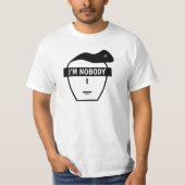 Porträt eines anonymen Gesichts (Ich bin Niemand) T-Shirt (Vorderseite)