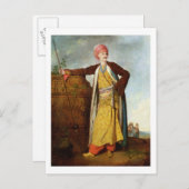 Porträt eines Armeniers, 1771 (Öl auf Leinwand) Postkarte (Vorne/Hinten)