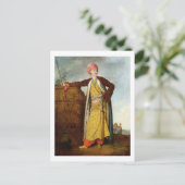 Porträt eines Armeniers, 1771 (Öl auf Leinwand) Postkarte (Stehend Vorderseite)