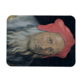 Porträt eines Barteten in einem Red Hat, 1520 (Öl Magnet (Horizontal)