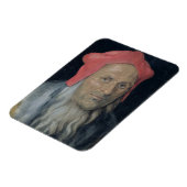 Porträt eines Barteten in einem Red Hat, 1520 (Öl Magnet (Linke Seite)