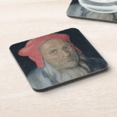 Porträt eines bärtigen Mannes in Red Hat, 1520 (Öl Untersetzer (Linke Seite)