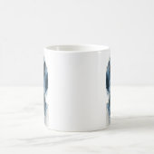 Porträt eines blauen Tick Coon Hounds Kaffeetasse (Mittel)