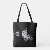 Porträt eines Denker Schimpansen Tasche (Rückseite)