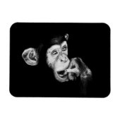 Porträt eines Denkers, Schimpansen Magnet (Horizontal)