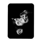 Porträt eines Denkers, Schimpansen Magnet (Vertikal)