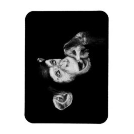 Porträt eines Denkers, Schimpansen Magnet