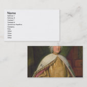 Porträt eines Doge (Öl auf Leinwand) Visitenkarte (Vorne/Hinten)