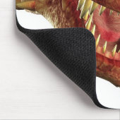 Porträt eines Drachen Mousepad (Ecke)