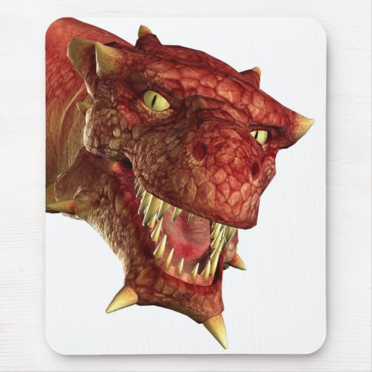 Porträt eines Drachen Mousepad (Vorne)