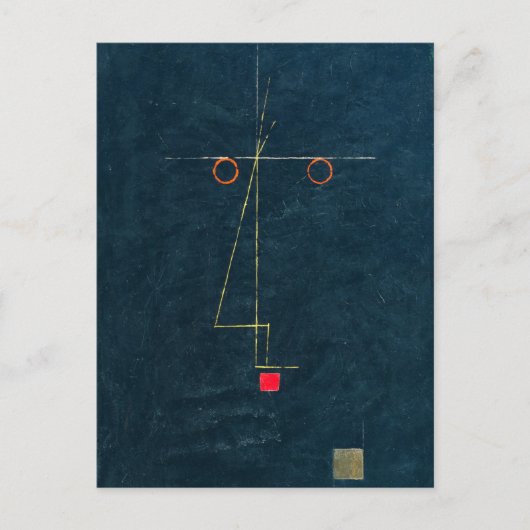 Porträt eines Equilibristen von Paul Klee Postkarte (Vorderseite)