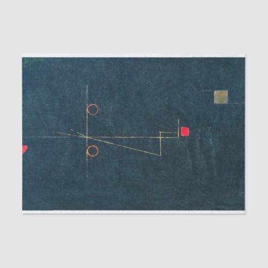 Porträt eines Equilibristen von Paul Klee Seidenpapier (Vorderseite)