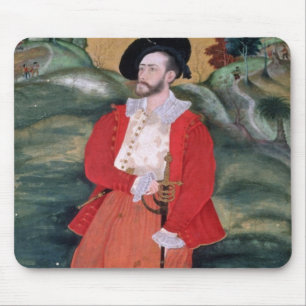 Porträt eines europäischen Seemanns, c.1590 Mousepad