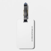 Porträt eines Fasans Gepäckanhänger (Rückseite vertikal)