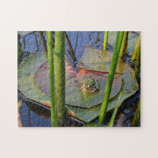 PORTRÄT EINES FROSCHES PUZZLE (Horizontal)