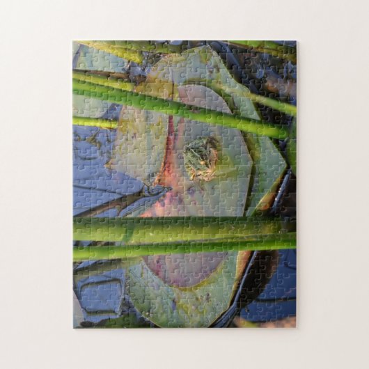 PORTRÄT EINES FROSCHES PUZZLE (Vertikal)