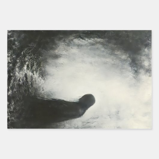 Porträt eines Geistes - Enttäuschung - Geschenkpapier Set (Vorderseite 2)