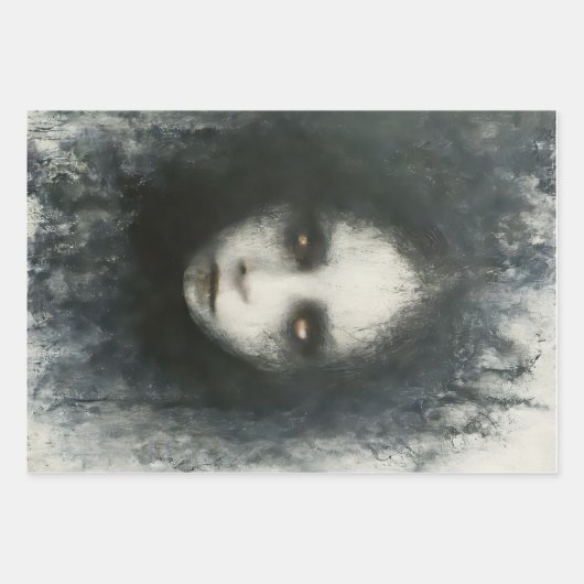 Porträt eines Geistes - Enttäuschung - Geschenkpapier Set (Vorderseite)