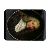 Porträt eines Gentleman (Öl auf Leinwand) Magnet (Horizontal)