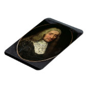 Porträt eines Gentleman (Öl auf Leinwand) Magnet (Linke Seite)
