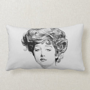 Porträt eines Gibson-Mädchens, 1900 Lendenkissen