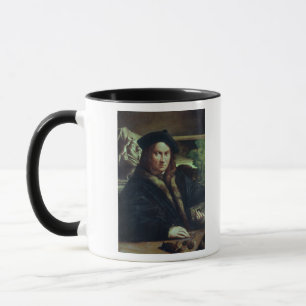 Porträt eines Herrn, der ein Barett trägt Tasse