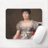 Porträt eines junge Frau Sitzc$drei-viertels Len Mousepad (Mit Mouse)