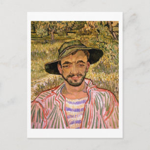 Porträt eines jungen Bauern, Vincent van Gogh Postkarte
