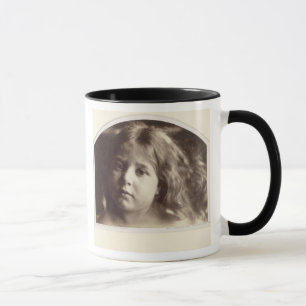 Porträt eines jungen Mädchens (Albumendruck von Tasse