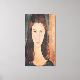 Porträt eines jungen Mädchens Leinwanddruck