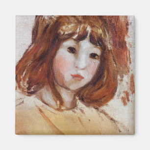 Porträt eines jungen Mädchens (von Berthe Morisot) Magnet