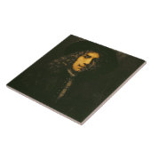 Porträt eines jungen Mannes, 1658 (Öl auf Fliese (Seite)