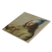 Porträt eines jungen Mannes, der einen deutschen Fliese (Seite)