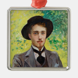 Porträt eines jungen Mannes (von Georges Rochegros Ornament Aus Metall