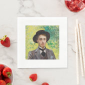 Porträt eines jungen Mannes (von Georges Rochegros Serviette (Beispiel)