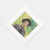 Porträt eines jungen Mannes (von Georges Rochegros Serviette (Ecke)