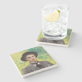 Porträt eines jungen Mannes (von Georges Rochegros Steinuntersetzer (Seitenansicht)