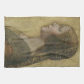 Porträt eines jungen Verlobten durch Leonardo da Küchentuch (Horizontal)