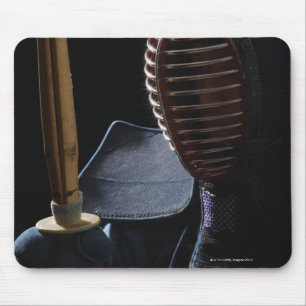 Porträt eines Kendo Fechters 6 Mousepad