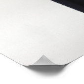 Porträt eines Kendo Fencer Poster (Ecke)