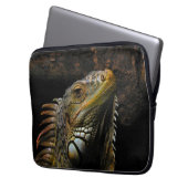 Porträt eines Leguans Laptopschutzhülle (Vorderseite Links)