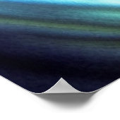 Porträt eines Löwenkopfes | AI Art Poster (Ecke)