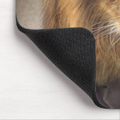 Porträt eines Löwes Mousepad (Ecke)