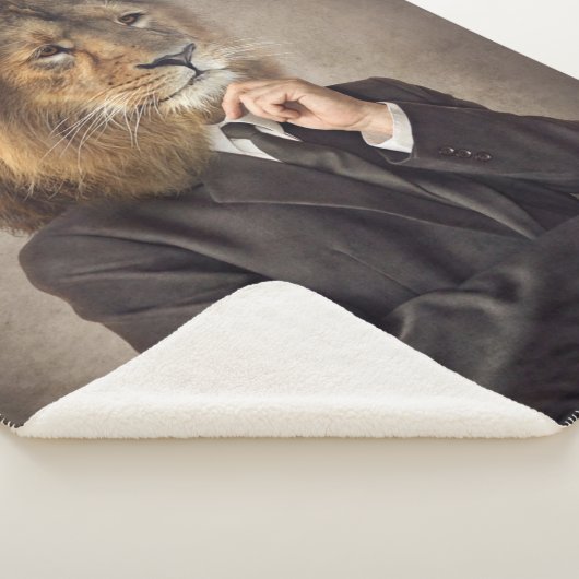 Porträt eines Löwes Sherpadecke (3/4)