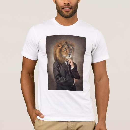 Porträt eines Löwes T-Shirt (Vorderseite)