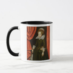 Porträt eines Mädchens der Familie de Ligne Tasse